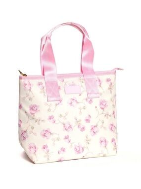 LoveShackFancy x Target | Yoobi Ribbon Rosa Lunch Tote Bag Sterling Dusk